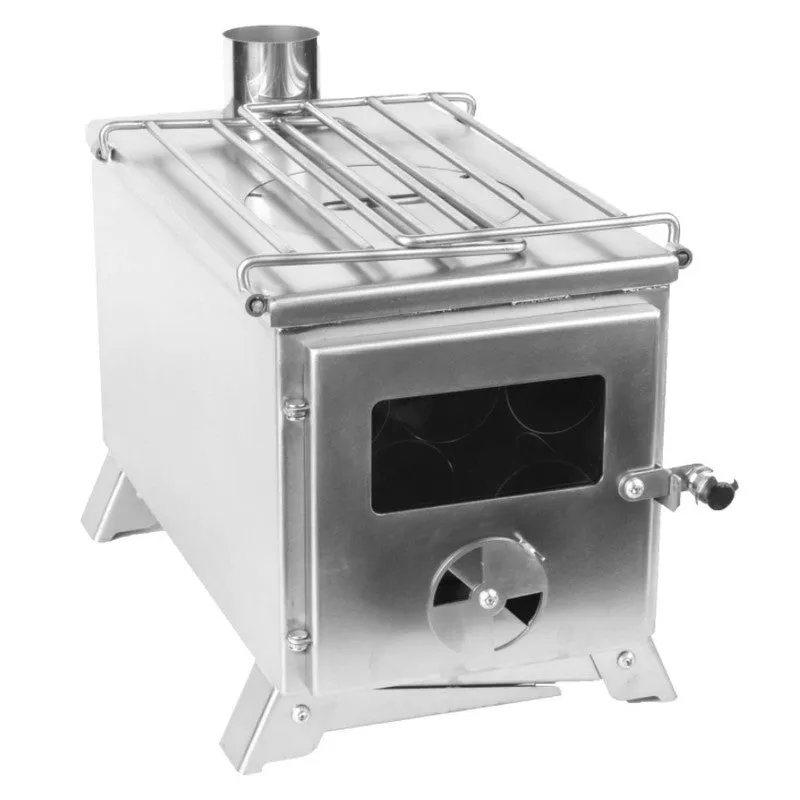 Dure Flue Portable Stainless Steel Wood Fired Camp Stove