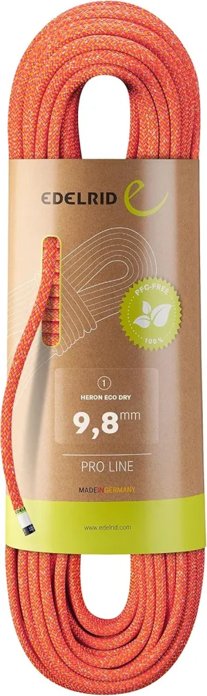 EDELRID Heron Eco Dry 9.8mm Dynamic Climbing Rope