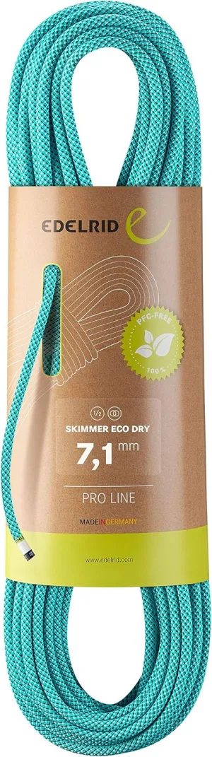 EDELRID Skimmer 7.1mm Eco Dry Dynamic Climbing Rope