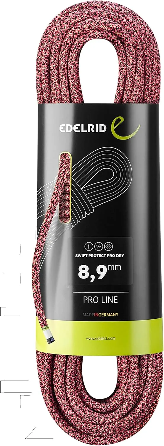 EDELRID Swift Protect 8.9mm Pro Dry Dynamic Climbing Rope