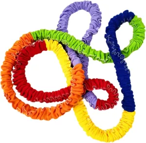 Elastic Cooperative Stretch Band Dynamic Movement Exercise Prop Cooperative Stretch Rope for Kids Adults Boys and Girls