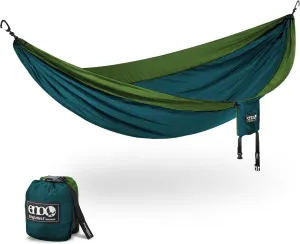 ENO SingleNest Hammock - Lightweight & Portable - 1 Person Hammock - for Camping, Hiking, Backpacking, Travel, a Festival, or The Beach - Grey/Chartreuse