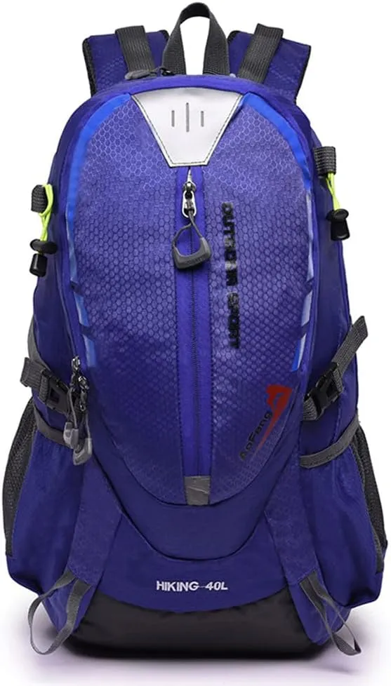 Eysee 40L Backpack Nylon Camping Hiking Backpack Trekking Backpack Rucksack for Men and Women, Blue, 31 cm (L)*50 cm (H)*22 cm (W)