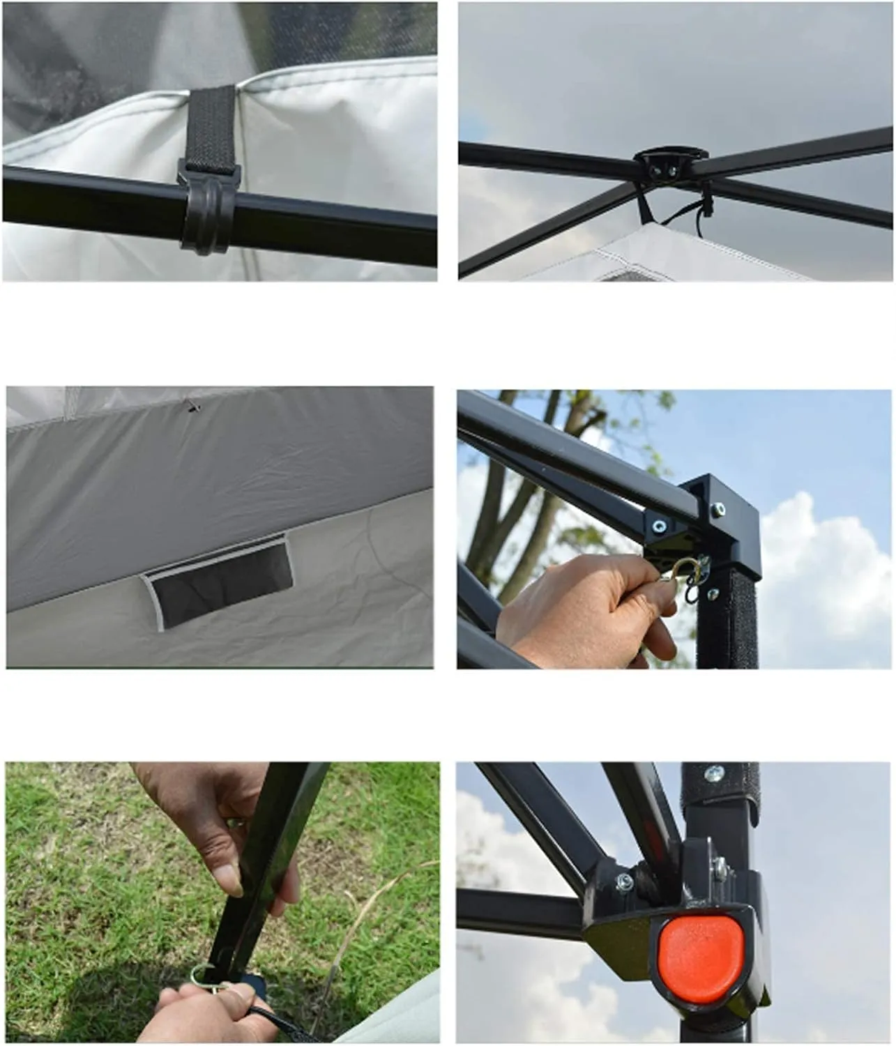 Family Camping Tents,3-4 Person Screen House Room G Patio Canopy Shelter,Lightweight and Sturdy,for Outdoor,Hiking Mountaineering Travel