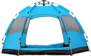 Family Tent Outdoor Tent Double Layer Camping 3-5 People Tent Rainproof Canopy Tent for Camping Outdoor Tent