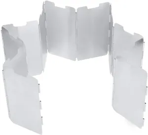 Foldable Camping Stove Windscreen for Outdoor Camping, Camping Cooker Wind Shield for Stove Camp Stove Windscreen Portable Stove Wind Blocker Folding Camp Stove Windscreen