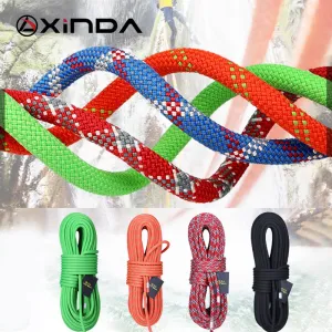 For XINDA Strength Climbing Long-lasting Climbing Static High 21kN Working at Rope Equipment Performance-optimized Height Camping Rope Rock Safety 9mm Rope