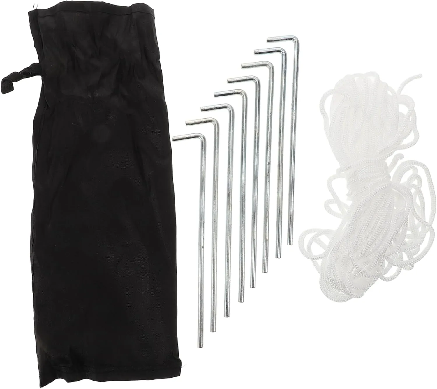 GALPADA Sturdy Camping Tent Stakes 7 Pcs Heavy Duty Ground Stakes Tent Anchors Essential Outdoor Gear for Secure Setup
