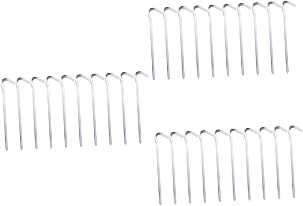 GANAZONO 36pcs Tent Pegs Heavy Duty Camping Tent Stakes for Secure Outdoor Use Wind Resistant Ground Anchors for Awnings and Lightweight and Portable Design