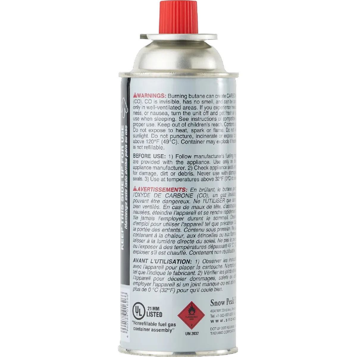 Gas CB 250 butane