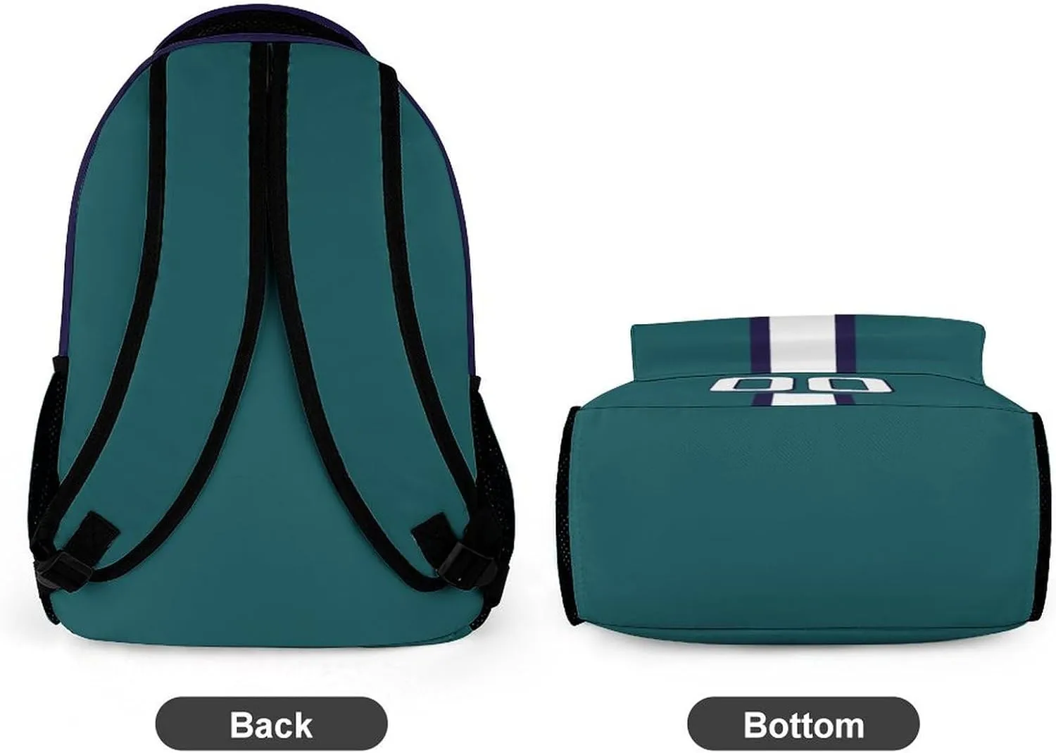 Generic Personalized Backpack Basketball City Fans Gifts Sport Bags High Capacity Custom Any Name and Number for Men Women