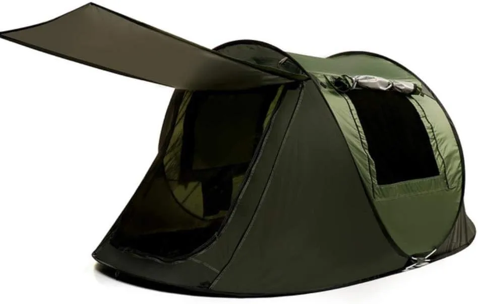 GeRRiT 3-4 Persons Fast Open Tent Outdoor Automatic Tents Double Layers Large 5-8 Persons Family Tent Waterproof Camping Hiking Tent