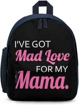 Got Mad Love For Mama Mini Backpack Small Shoulders Luggage Daypack Business Weekender Bag for Men Women