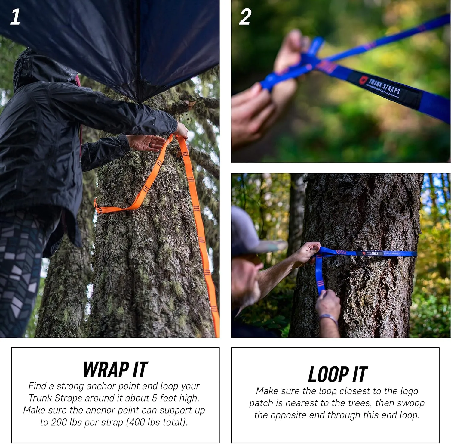Grand Trunk Hammock Tree Trunk Straps | Hammock Suspension System