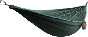 Grand Trunk TrunkTech 2-Person Double Hammock - Ultralight & Durable Camping Hammock for Hiking, Backpacking & Travel (Teal/Turquoise)