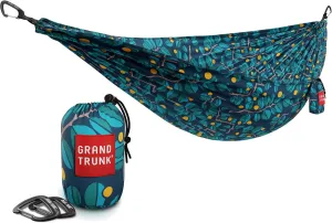 Grand Trunk TrunkTech Double Hammock | Portable Camping Hammock | Accessories for Outdoor, Indoor, Hiking Camping, Backpacking, Travel, Backyard, Beach (Eden)