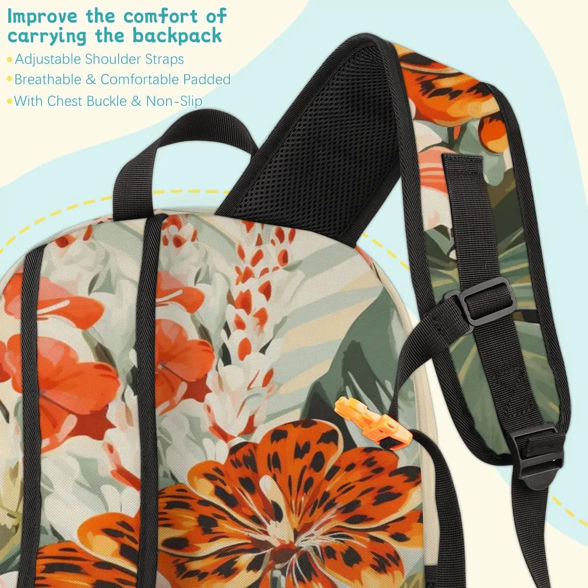 Green Tropical Leaf Carry on Travel Backpack for Women Men Water resistant Lightweight Rucksack Backpack for Weekender Casual Work Hiking Tropical Leaves