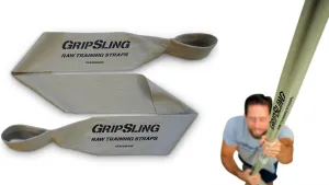 GripSling Raw Training Straps for Fitness, Strength Training and Calisthenics Exercise - Use at The Gym, for Traveling, and Outdoor Workouts - XL Strap Only