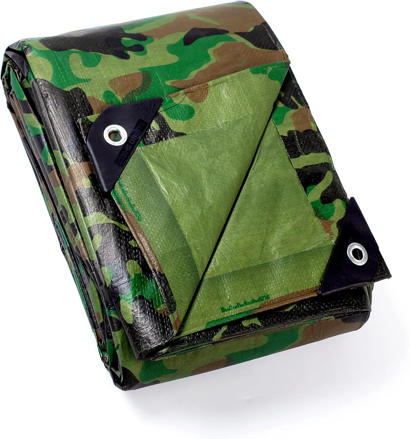 GUARD SHIELD Lightweight Camo Tarp Camouflage Tarps Waterproof 12x16 Feet Poly Cover 6mil