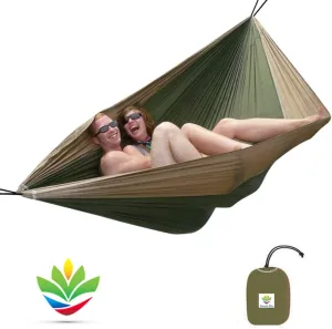 Hammock Bliss Double - Extra Long - Extra Wide - Extra Large - Two Person Double Wide Camping Hammock - Suspension System Included - The Largest Double Hammock On Planet Earth