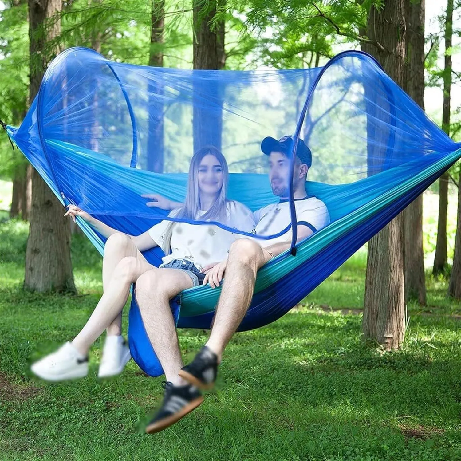 Hammock Camping Hammock with Mosquito Net Lightweight Portable Double Hammock 290x140 Cm Portable Hammock