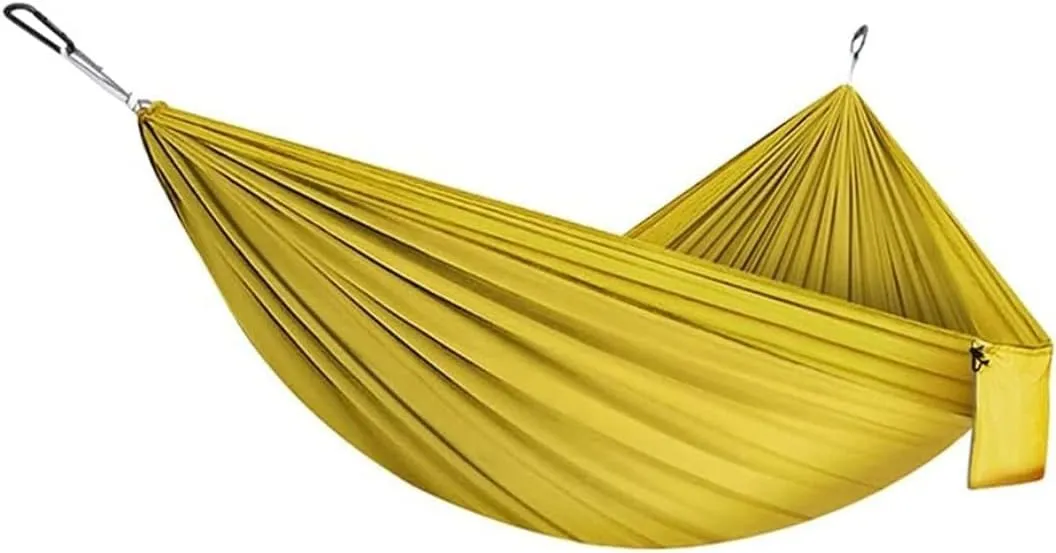 Hammock Double & Single Hammock Portable Nylon Parachute Hammocks Swing for Indoor Outdoor Garden Hiking Travel Backpacking Portable Hammock