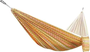 Hammock Double & Single Hammock Portable Nylon Parachute Hammocks Swing for Indoor Outdoor Garden Hiking Travel Backpacking Portable Hammock