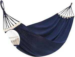 Hammock Double Beige Hammock Outdoor Swing Summer Camping W Anti-Rollover Home Indoor Single Double Adult Dormitory Hammock Outdoor(Blue,D)