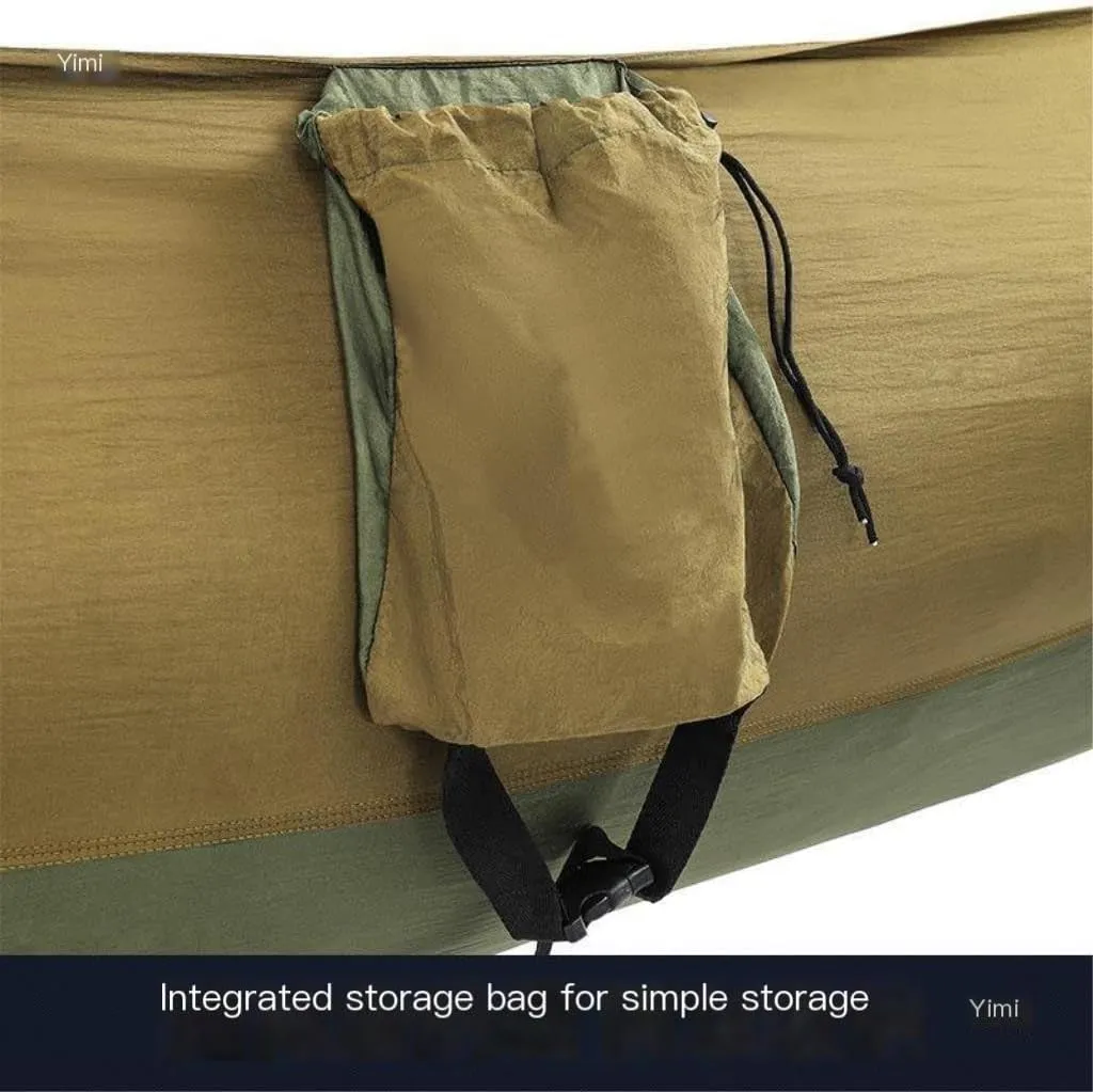 Hammock Double Hammock Outdoor Camping Anti-Mosquito Outdoor Camping with Mosquito Net Breathable Hanging Tree Tent Hammock Outdoor(F)