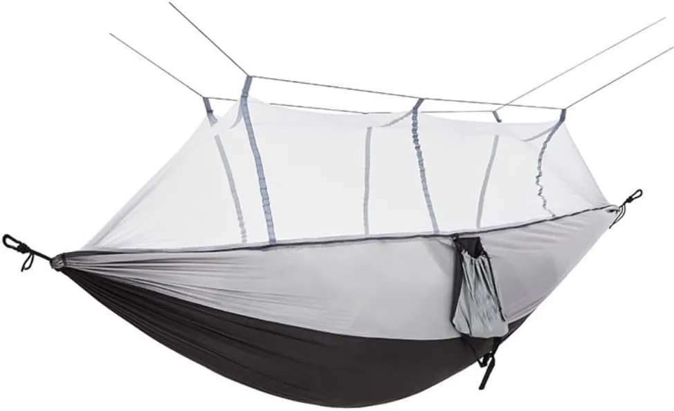 Hammock Double Hammock Outdoor Camping Anti-Mosquito Outdoor Camping with Mosquito Net Breathable Hanging Tree Tent Hammock Outdoor(F)