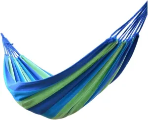 Hammock Double Hammock Outdoor Home Double Hanging Chair Dormitory Bedroom Camping Picnic Camping Load-Bearing Fixed Hammock Outdoor(Blue)
