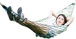Hammock Double Hammock Outdoor Swing Mesh Wild Adult Thick Nylon Rope Indoor Home Bedroom Sleeping Hanging Chair Rocking Bed Hammock Outdoor(Green,Large)