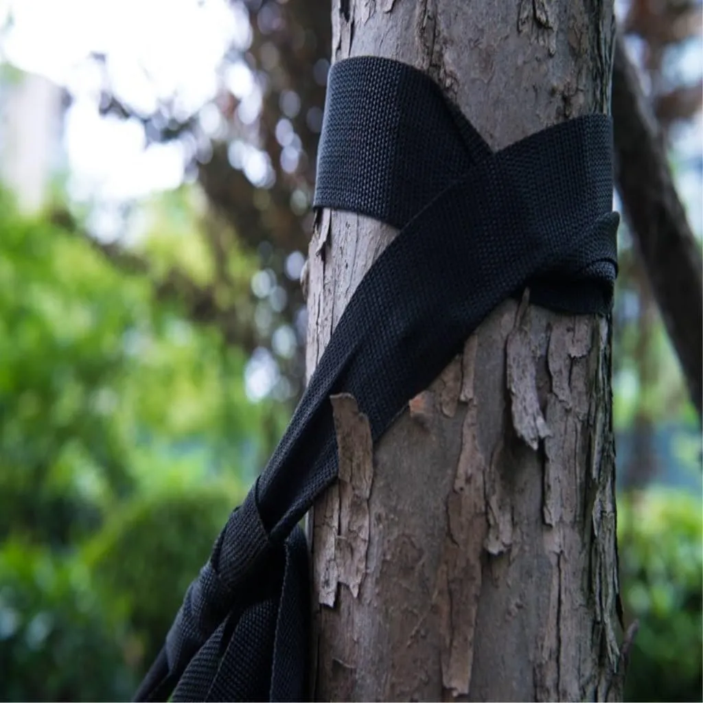 Hammock Double Mosquito Net Hammock Double Outdoor Anti-Mosquito Parachute Cloth Swing Outdoor Sleeping Hanging Tree Camping Hammock Outdoor(Orange)