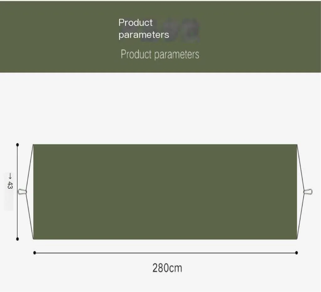 Hammock Double New Sunshade Quick-Open Pole Hammock Sheet Double Outdoor Camping Anti-Rollover Anti-Mosquito Hammock Hammock Outdoor(Orange)