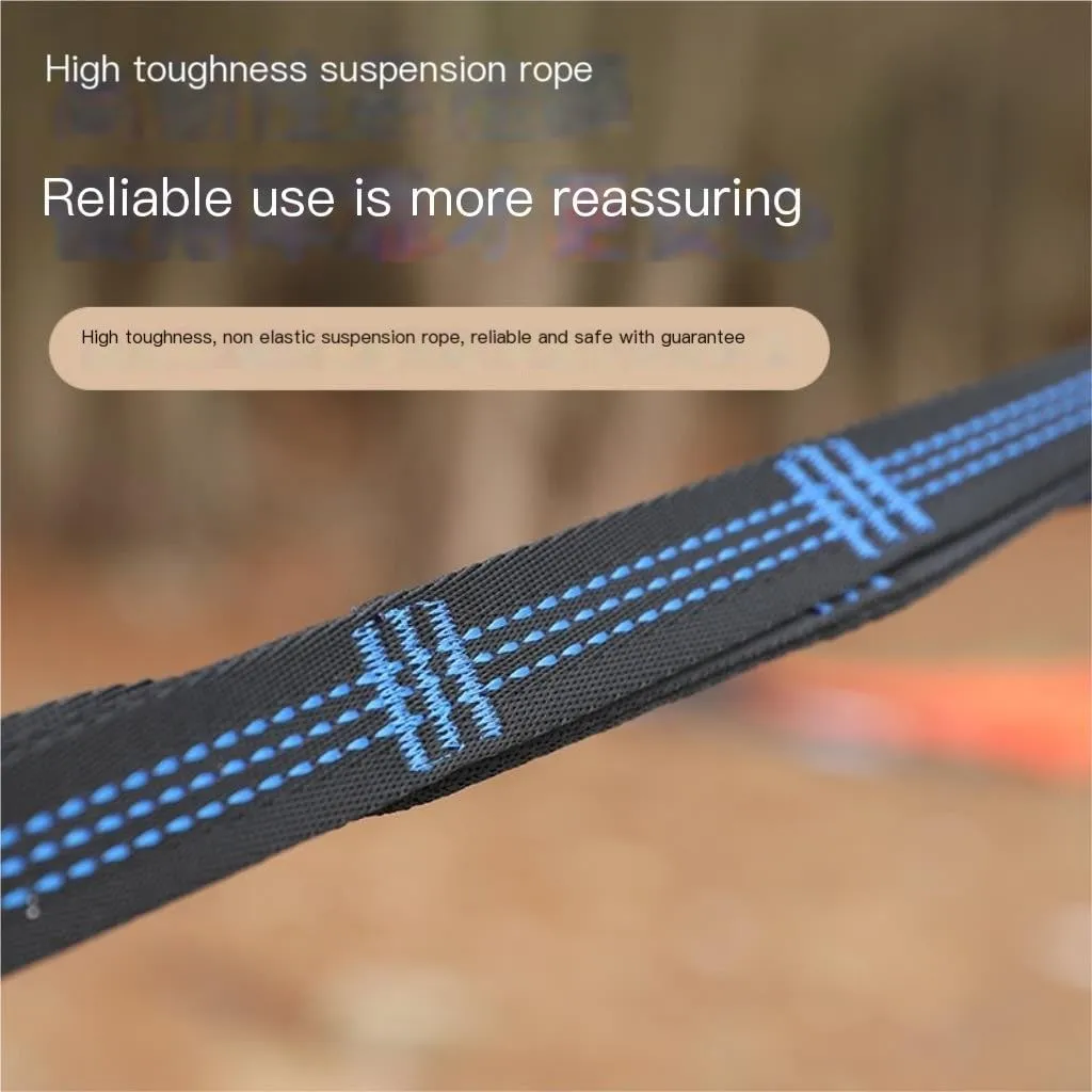 Hammock Double Outdoor Anti-Rollover Nylon Hammock with Mosquito Net Automatic Quick-Opening Pole Mosquito Net Hammock Hammock Outdoor(Red)