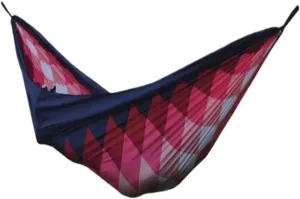 Hammock Double Outdoor Camping Leisure Single Single and Double Hammock Parachute Cloth Ultra-Light Park Camping Hammock Hammock Outdoor(Red)