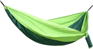 Hammock Double Outdoor Camping Parachute Nylon Cloth Single Double Outdoor Camping Cycling Indoor Leisure Outdoor Hammock Hammock Outdoor(Green,A)