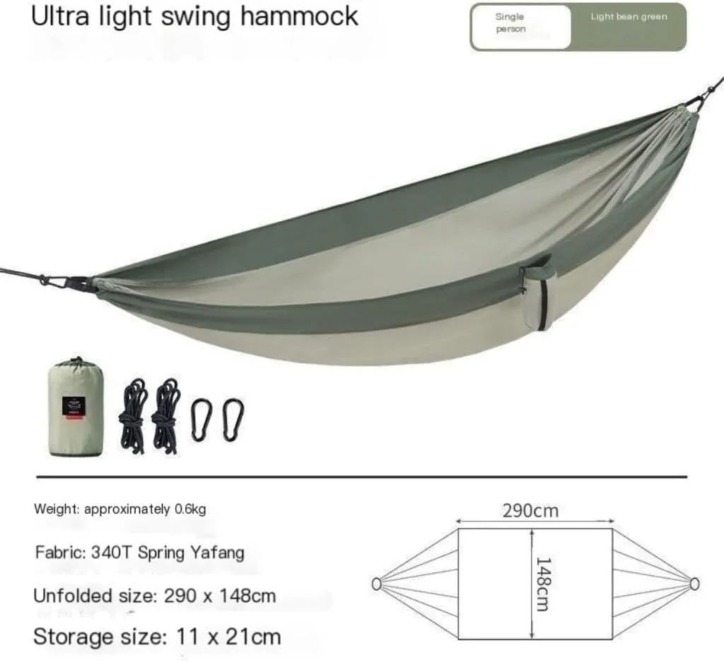 Hammock Double Outdoor Camping Swing Hammock Outdoor Double Anti-Rollover Outdoor Tourism Camping Camping Hanging Chair Hammock Outdoor(Blue,Small)