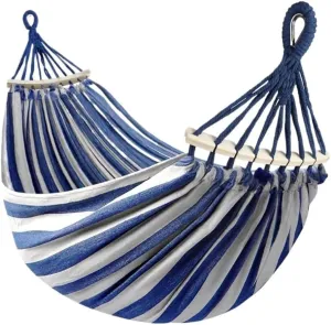 Hammock Double Outdoor Canvas Hammock Camping Anti-Rollover Swing Thickened Spot Single Double Duckbill Buckle Hammock Hammock Outdoor(C)