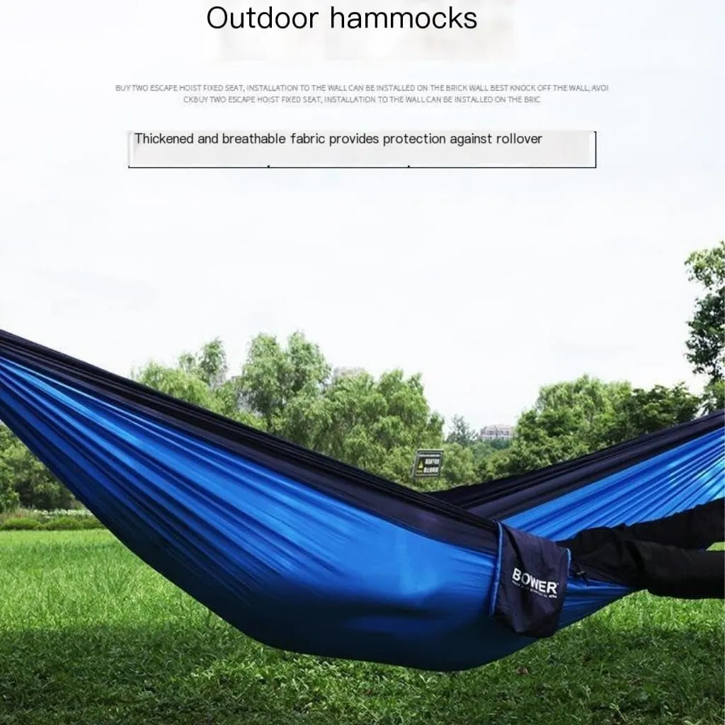 Hammock Double Outdoor Double Hammock Camping Single 210T Swing Hammock Nylon Outdoor Hammock Outdoor Parachute Cloth Hammock Outdoor(220 * 90cm)