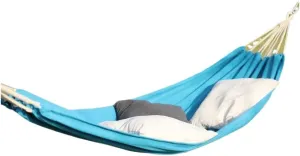 Hammock Double Outdoor Hammock Woven Tassel Thick Canvas Straight Stick Anti-Rollover Leisure Camping Single Double Swing Hammock Outdoor(Blue,A)