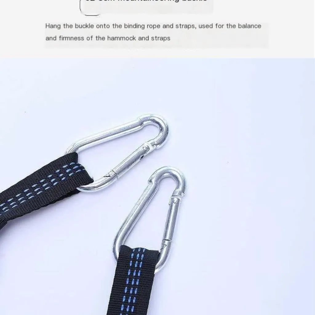 Hammock Double Outdoor Single Hammock Anti-Rollover Outdoor Portable Camping Hanging Chair Double Parachute Cloth Hammock Hammock Outdoor(A)