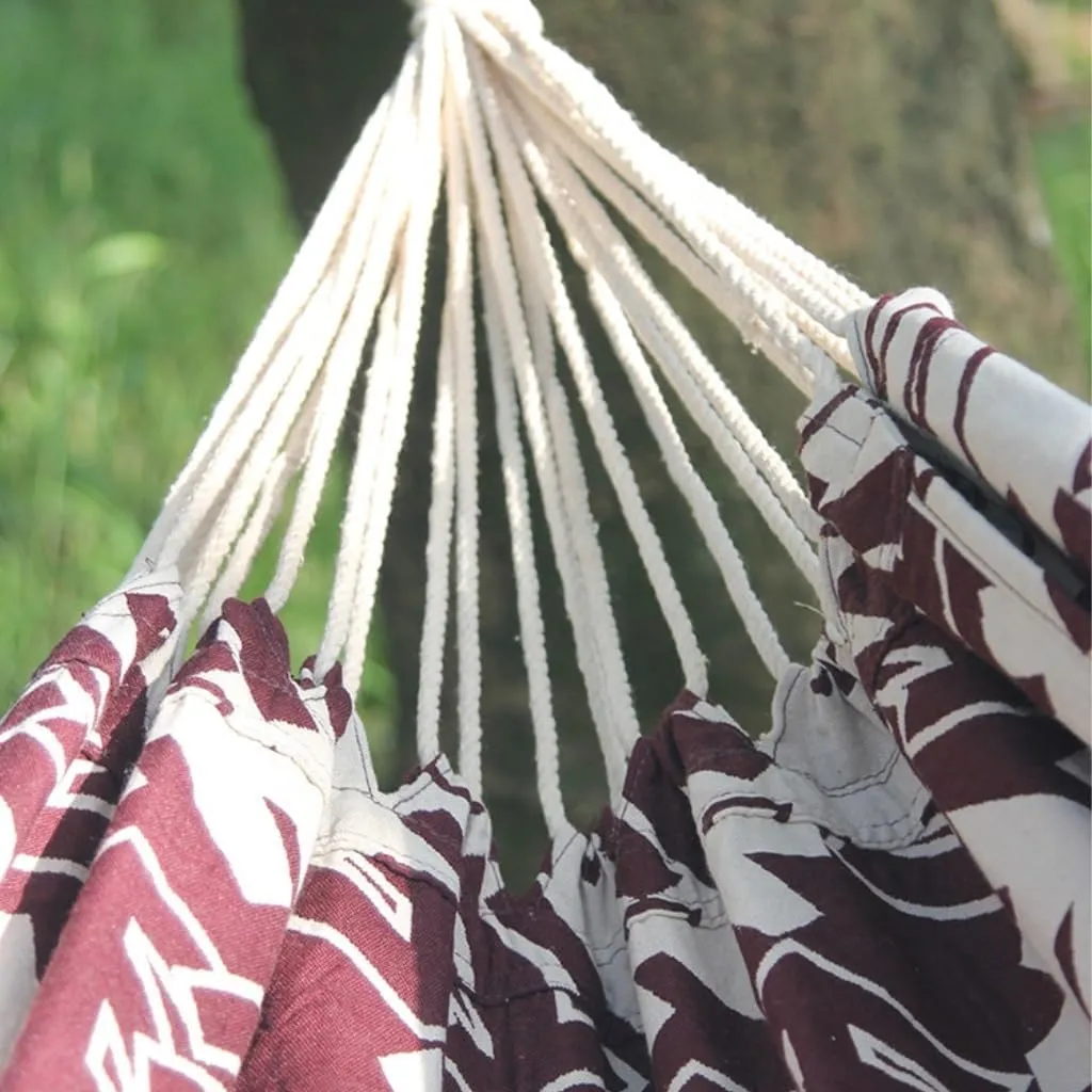 Hammock Double Ultra-Light Nylon Double Hammock Parachute Cloth Anti-Rollover Elastic Band Encrypted Mosquito Net Hammock Hammock Outdoor