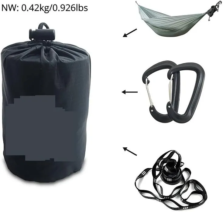 Hammock Outdoor King Size Camping Hammock Parachute Double Portable Couple Nylon Hamak Travel