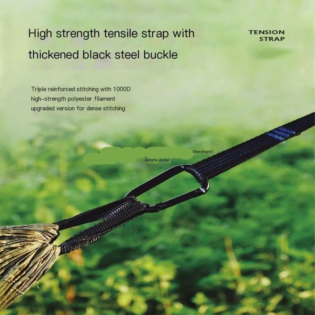 Hammock Quick-Open Mosquito Net Hammock Outdoor Anti-Rollover Single and Double Outdoor Camping Anti-Mosquito Hammocks for Outside(Green,A)