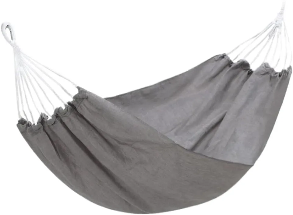 Hammocks Beige Hammock Outdoor Swing Summer Camping W Anti-Rollover Home Indoor Single Double Adult Dormitory Camping Hammocks(Gray,A)