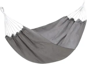 Hammocks Beige Hammock Outdoor Swing Summer Camping W Anti-Rollover Home Indoor Single Double Adult Dormitory Camping Hammocks(Gray,A)