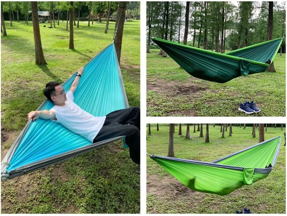 Hammocks Camping Hammock Portable Double Outdoor Hammocks for Camping Backpacking Hiking Travel, 300*200cm