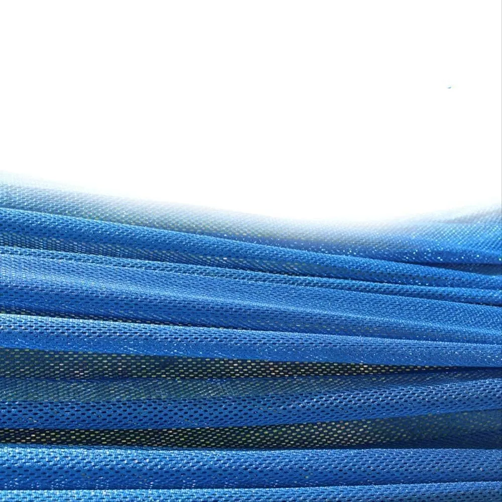 Hammocks for Outside Hammocks Swing Chair Hammock Outdoor Garden Anti-Side Turn Double Mesh Breathable Leisure Hammock Camping, Blue