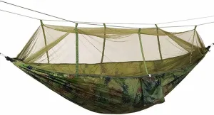 Hammocks Hammock 260x140cm Camping Hammock Ultralight Hammock Double Hanging Sleeping Bed Swing with Tree Straps for Survival Hiking Patio Outdoor Hammock